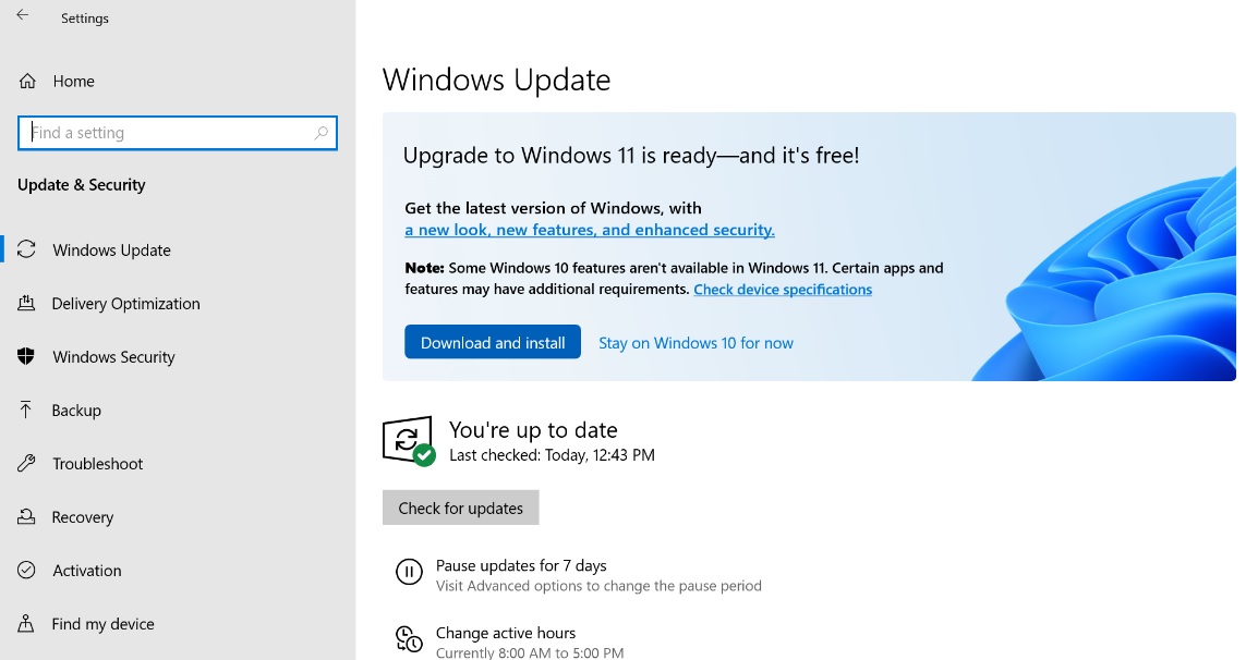 Windows 11 Upgrade Schedule - Get Latest Windows 11 Update