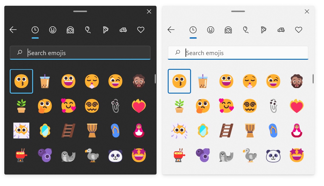 Windows 11 Build 22478 emoji