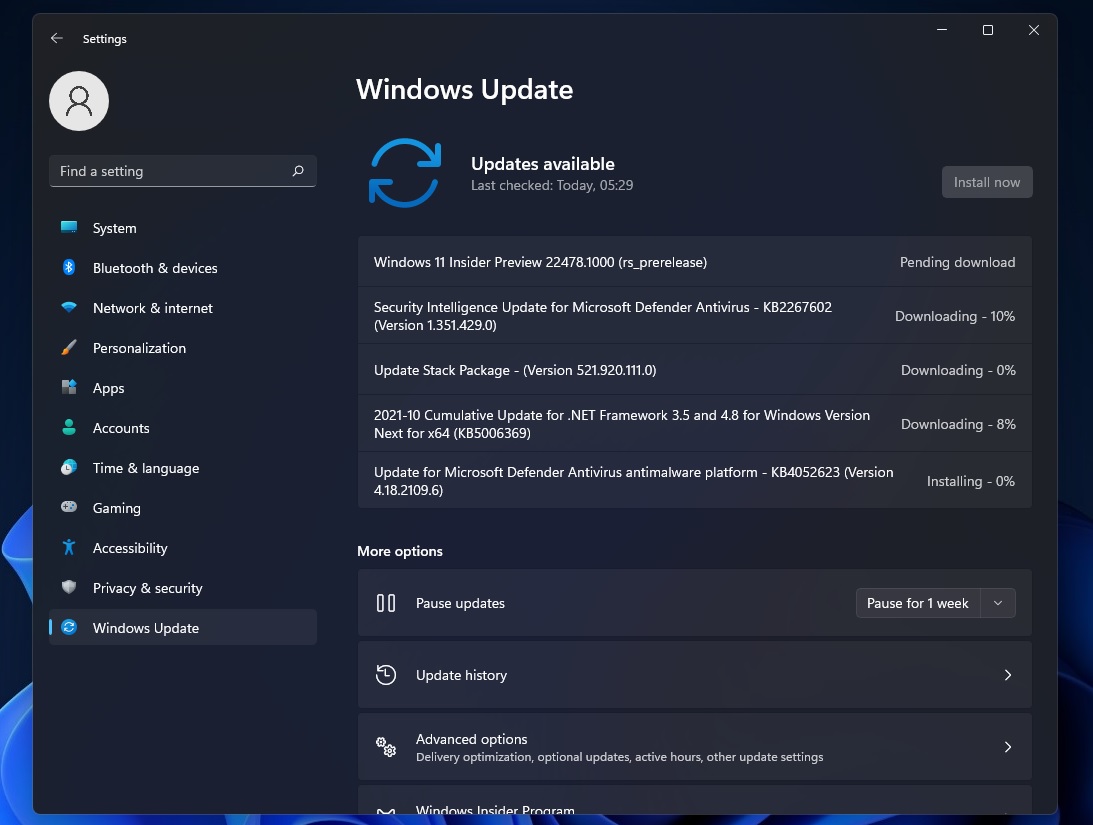 Windows 11 Build 22478