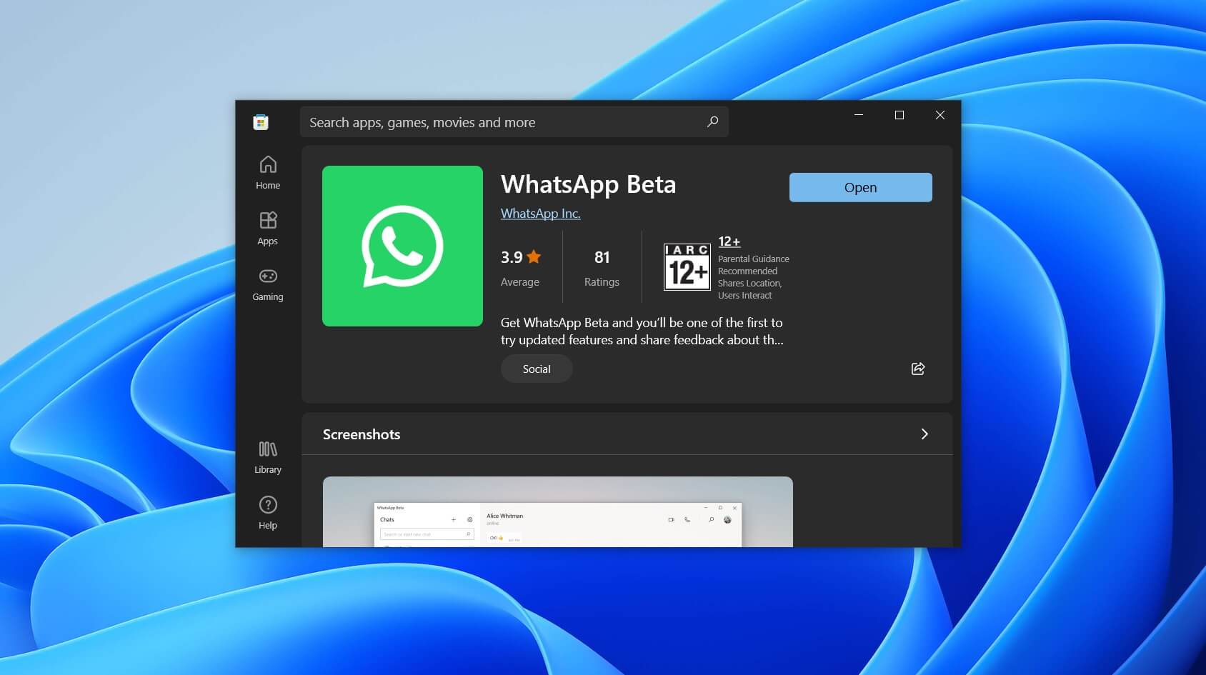 How To Install And Use The WhatsApp App On Windows 11 PC