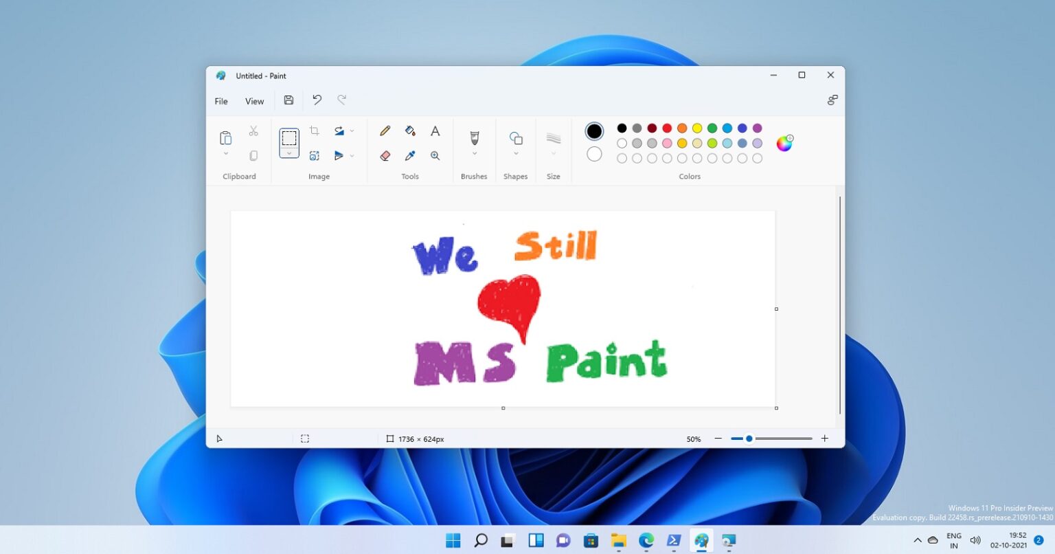 MS Paint is now getting new design features on Windows 11
