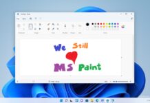 MS Paint for Windows 11