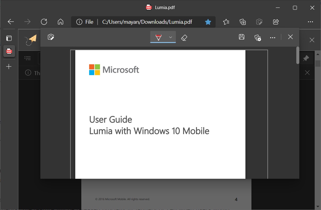 Microsoft Edge Web Capture