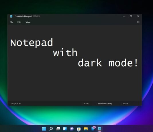 Hands on with Windows 11’s redesigned Notepad app with dark mode Notepad for Windows 11