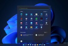 Windows 11 Start Menu layout