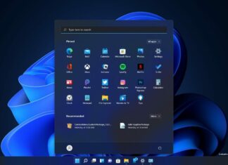 Windows 11 Start Menu layout