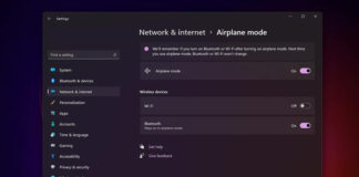 Windows 11 airplane mode