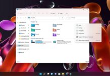 Windows 11 context menu update