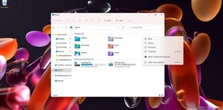 Windows 11 context menu update