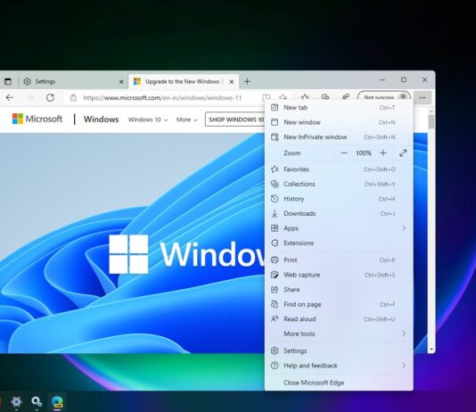 Microsoft Edge password update
