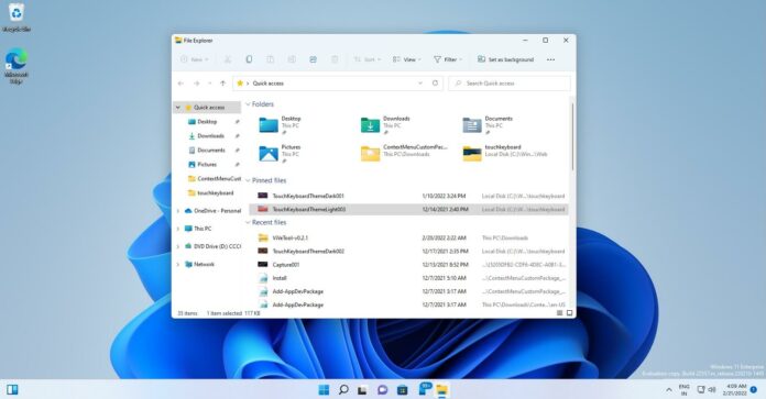 Nuevas características del Explorador de archivos en Windows 11