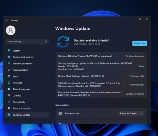 Windows 11 updates