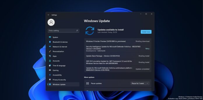 Windows 11 updates