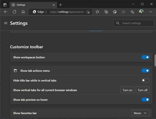 Workspaces is Microsoft Edge's take on Chrome Tab Groups and it might ...