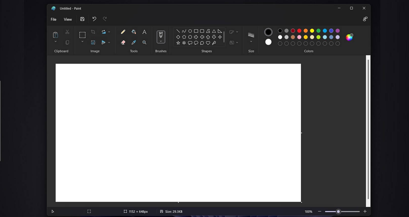 Paint dark mode