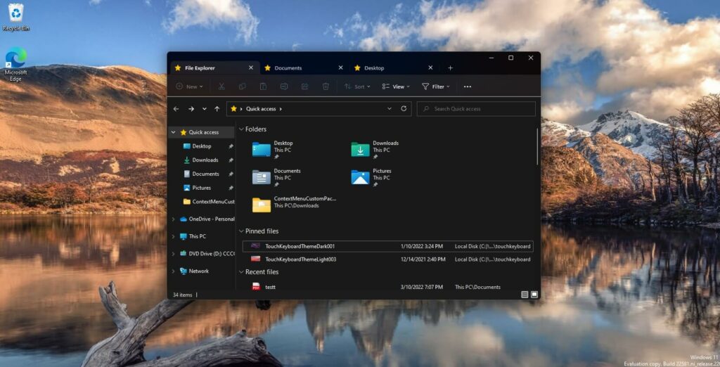 Windows 11: File Explorer tabs interface updated with a new reorder feature