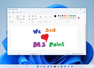 Windows 11 Paint app