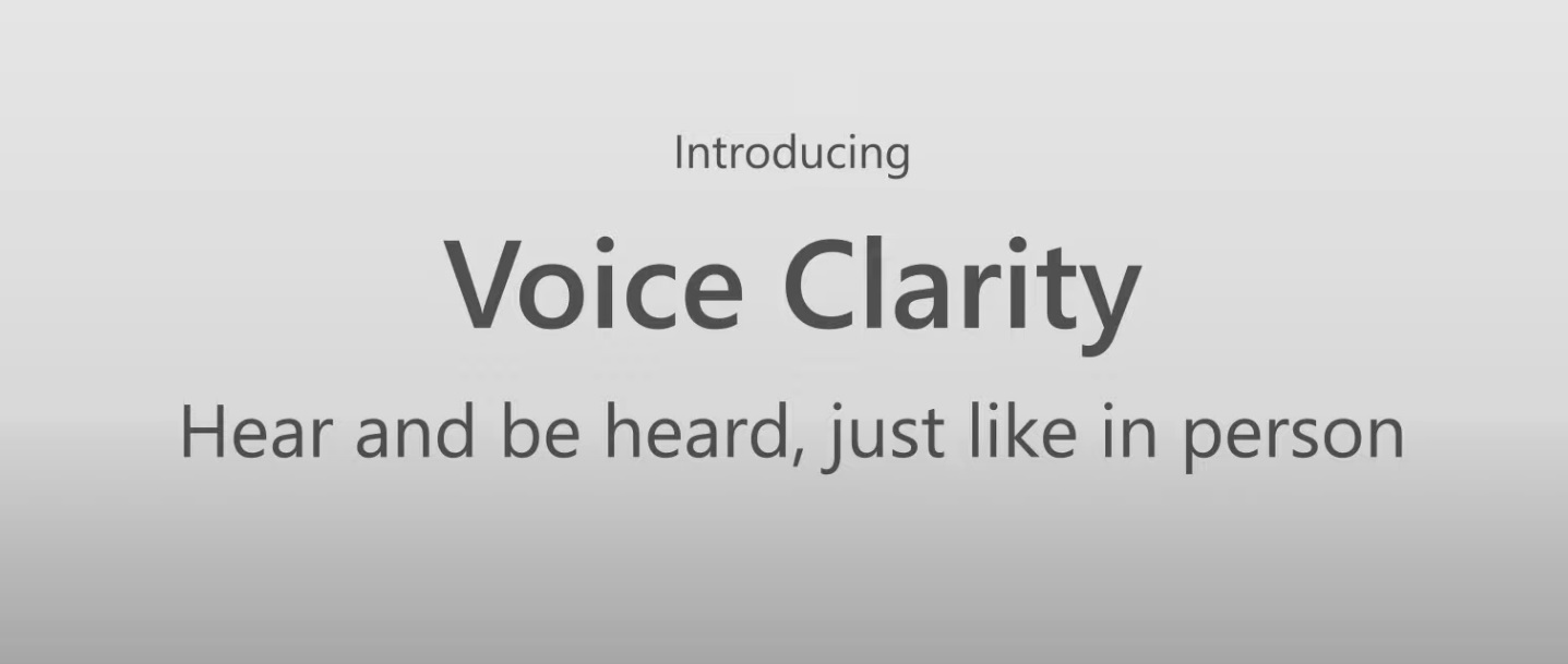 Voice Clarity