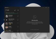 WhatsApp UWP for Windows 11