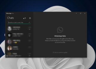 WhatsApp UWP for Windows 11