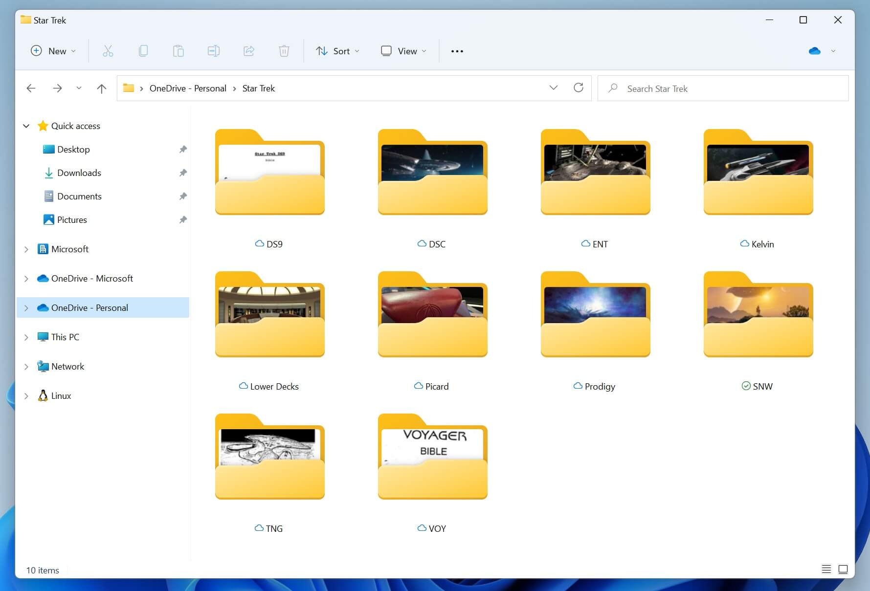 Windows 11 folder previews