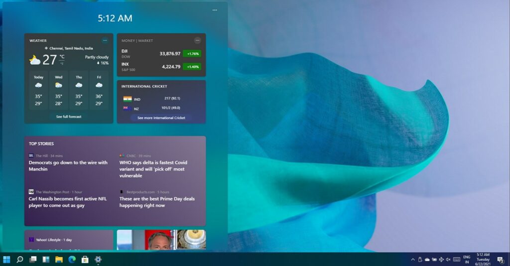 Windows 11 Microsoft teases full screen widgets board, modern sidebar