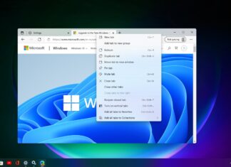 Microsoft Edge context menu update