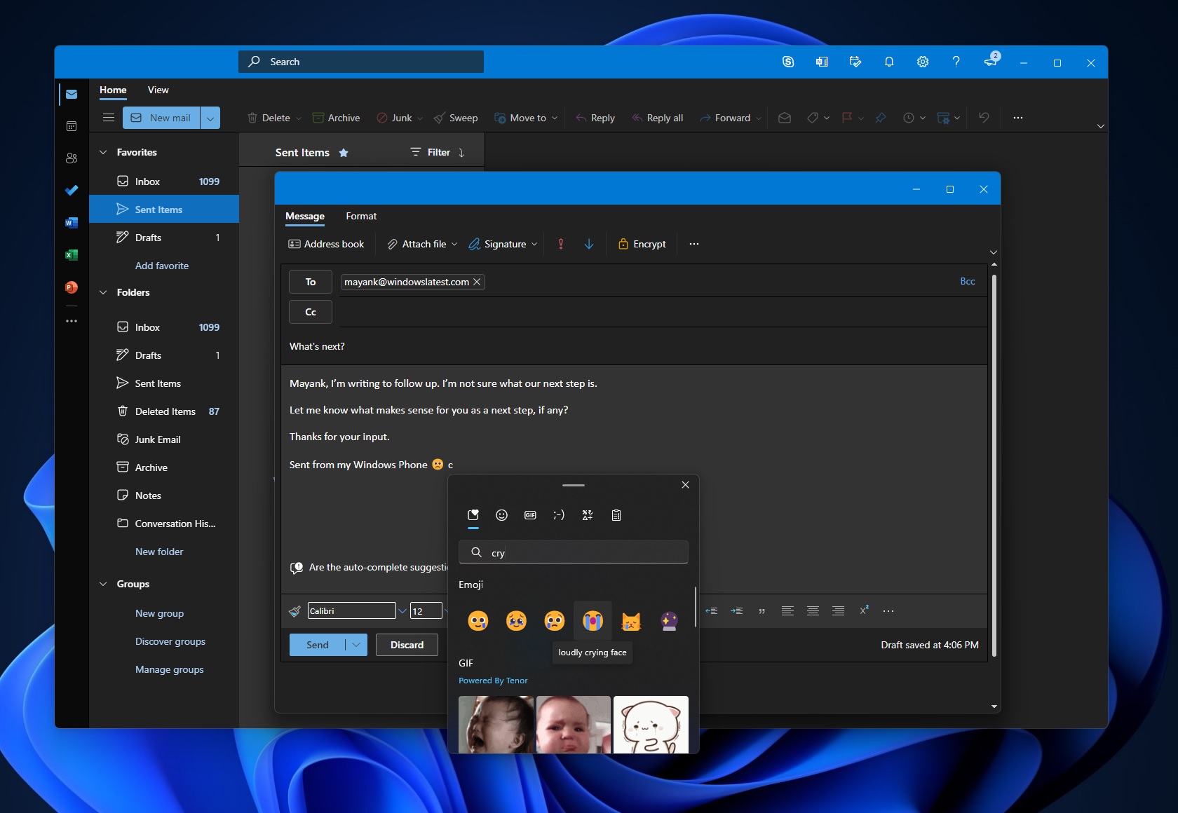 Outlook for Windows
