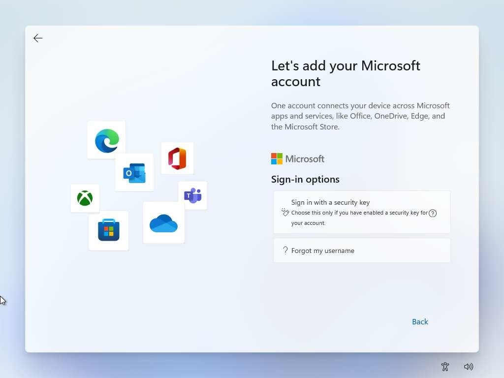Account Microsoft di Windows 11