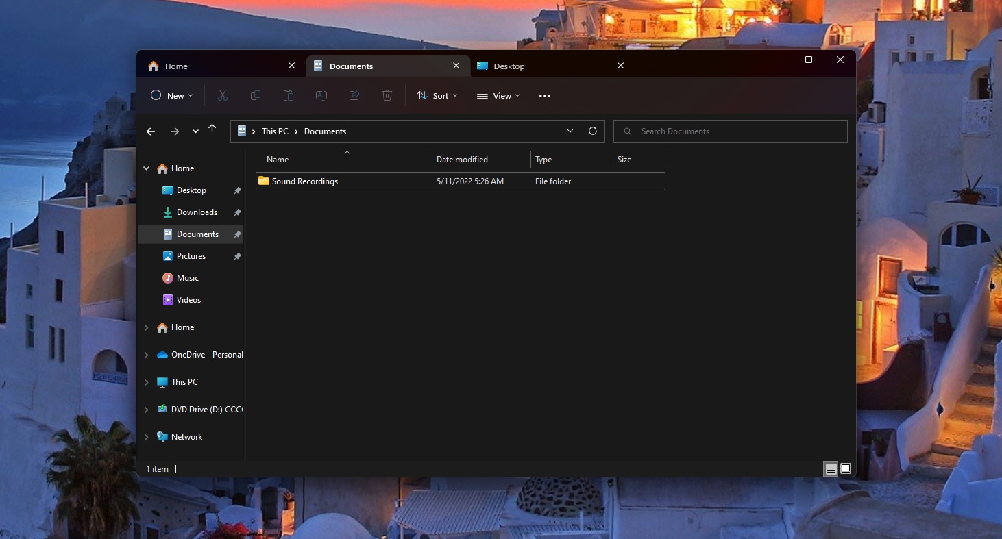 File Explorer tabs in Windows 11