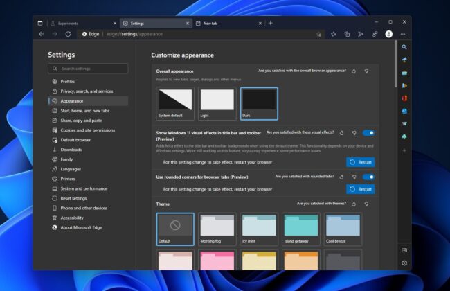 How To Enable The New Microsoft Edge Visual Design On Windows 11 ...