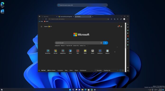 Nuevo diseño de Microsoft Edge lanzado para Windows 11