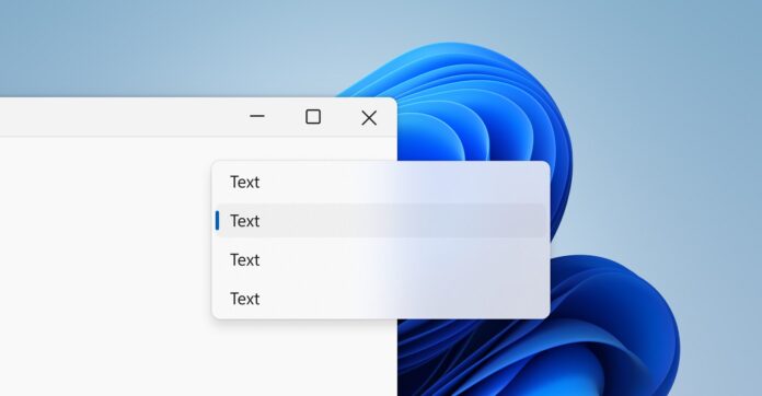 Windows 11 Mica for Win32 apps