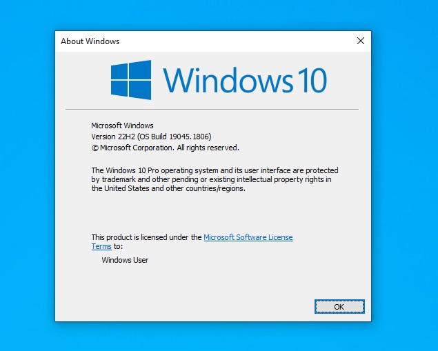 windows 10 22h2 stuck