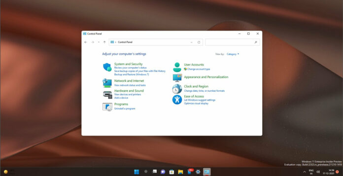 La próxima actualización de Windows 11 no eliminará el Panel de control, pero habrá más opciones en Configuración