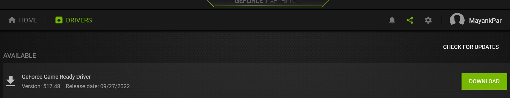 Nvidia GeForce 517.48 driver