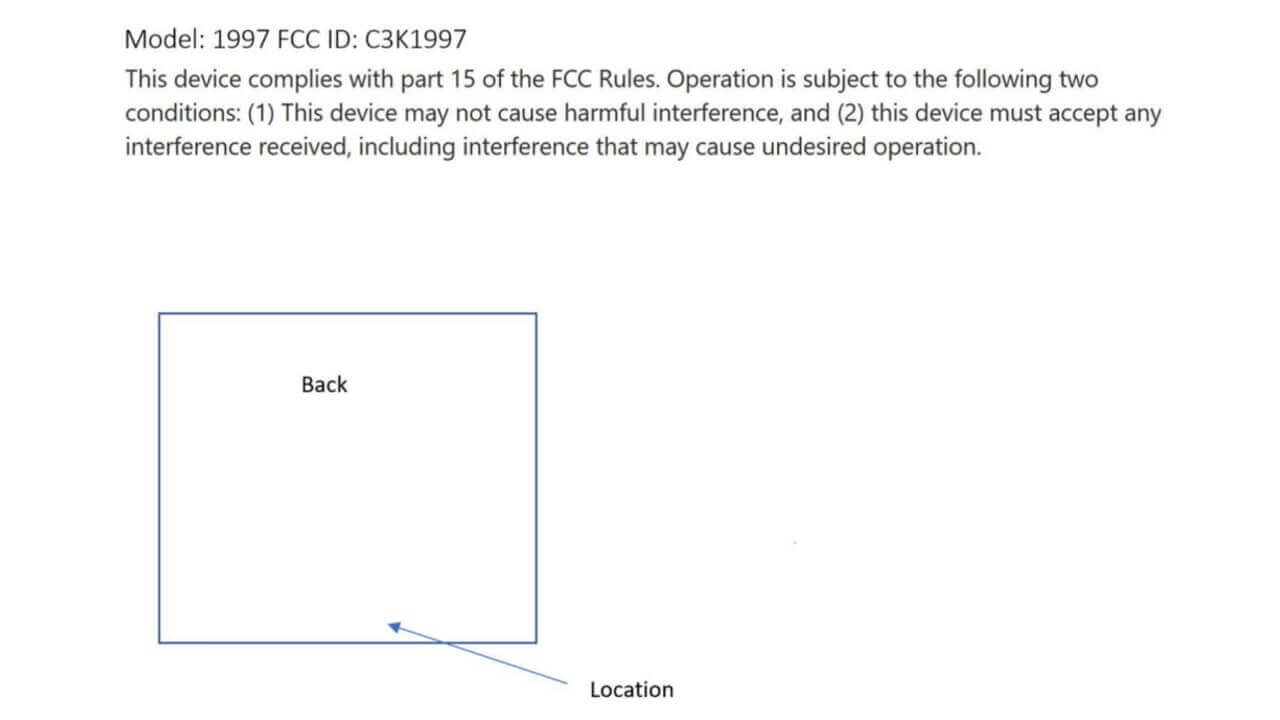 Surface Pro 9 FCC