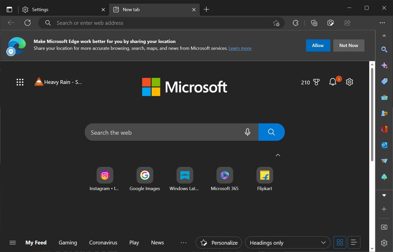 Microsoft Edge is getting 'Edge for Gamers' mode