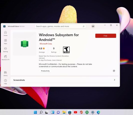 Windows 11 Android integration video streaming