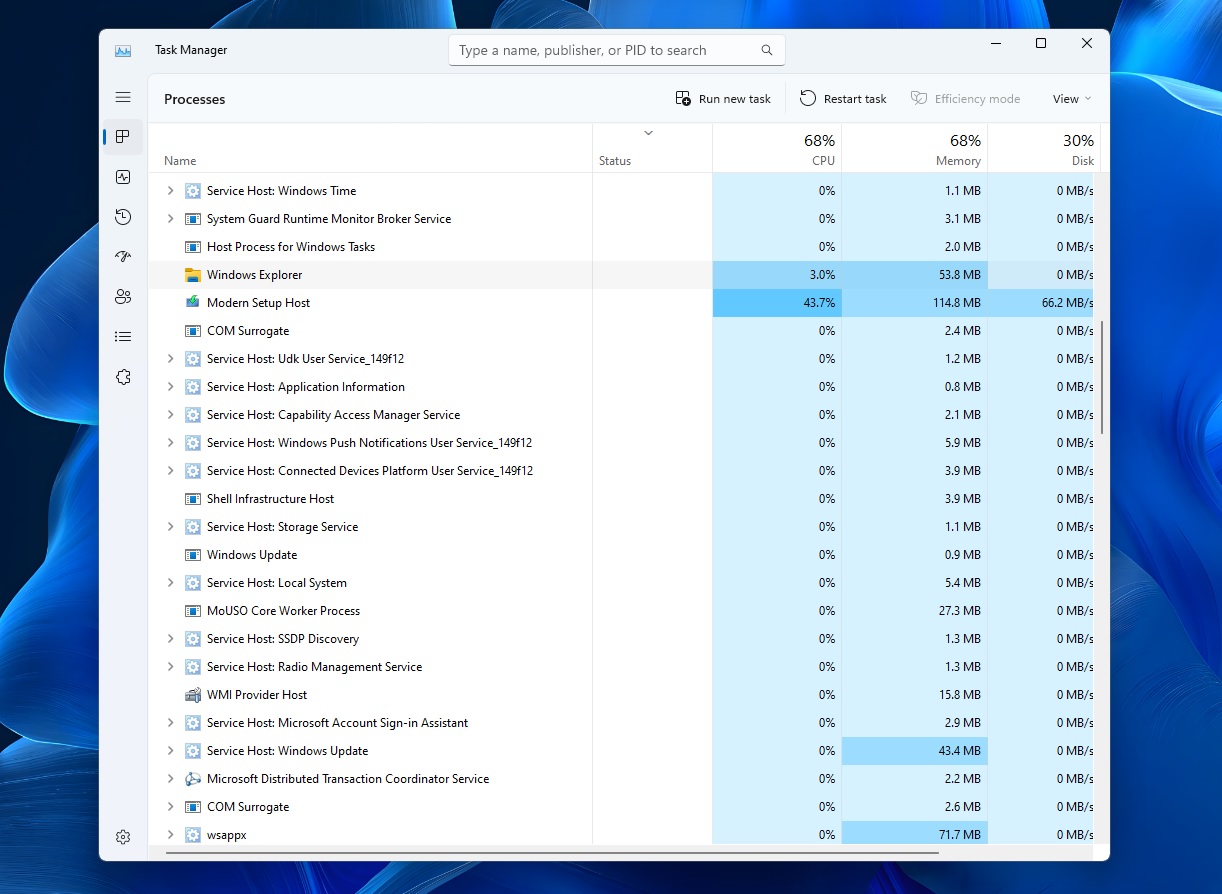 Windows 11 File Explorer process