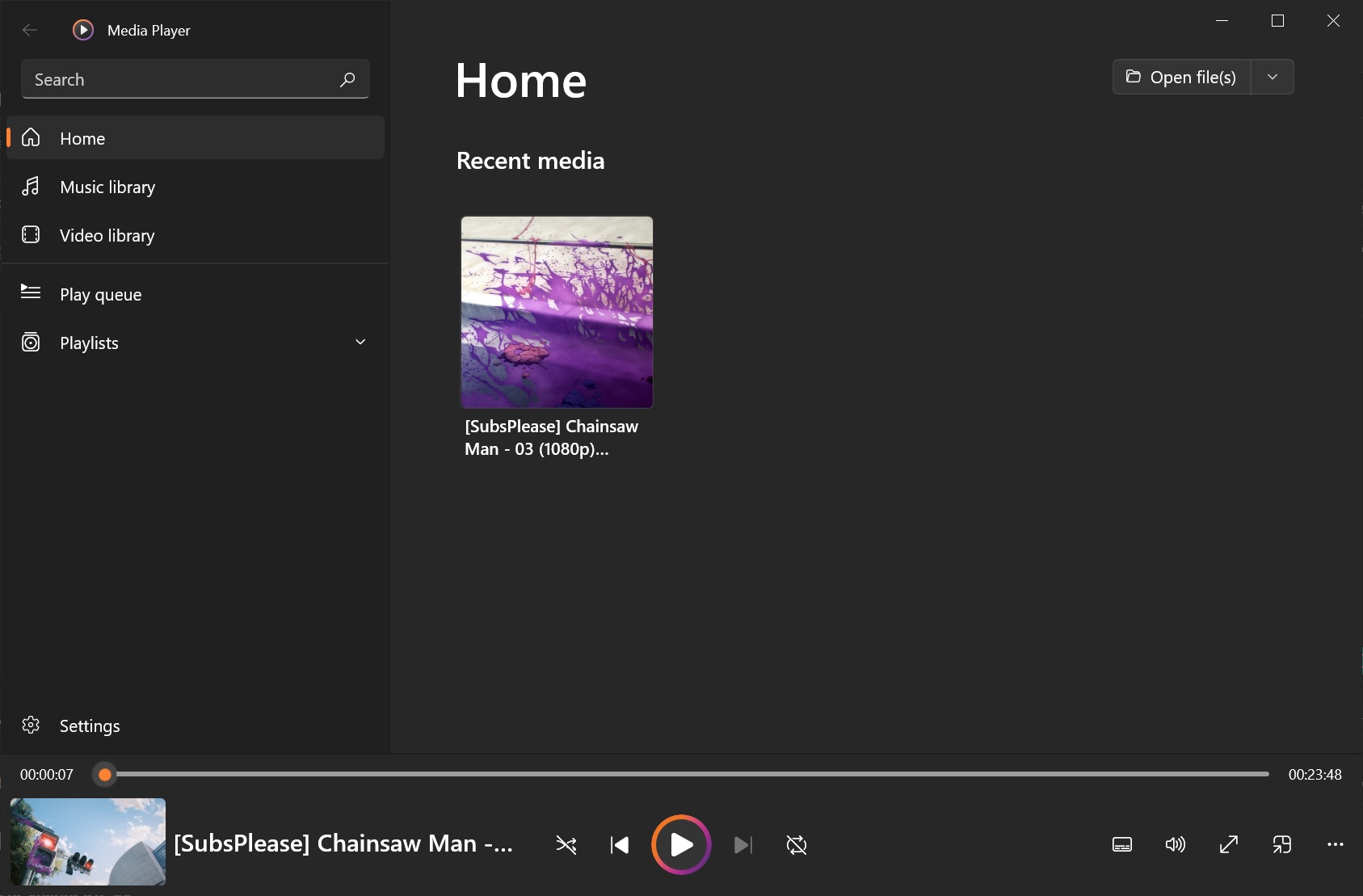 Windows Media Player for Windows 10