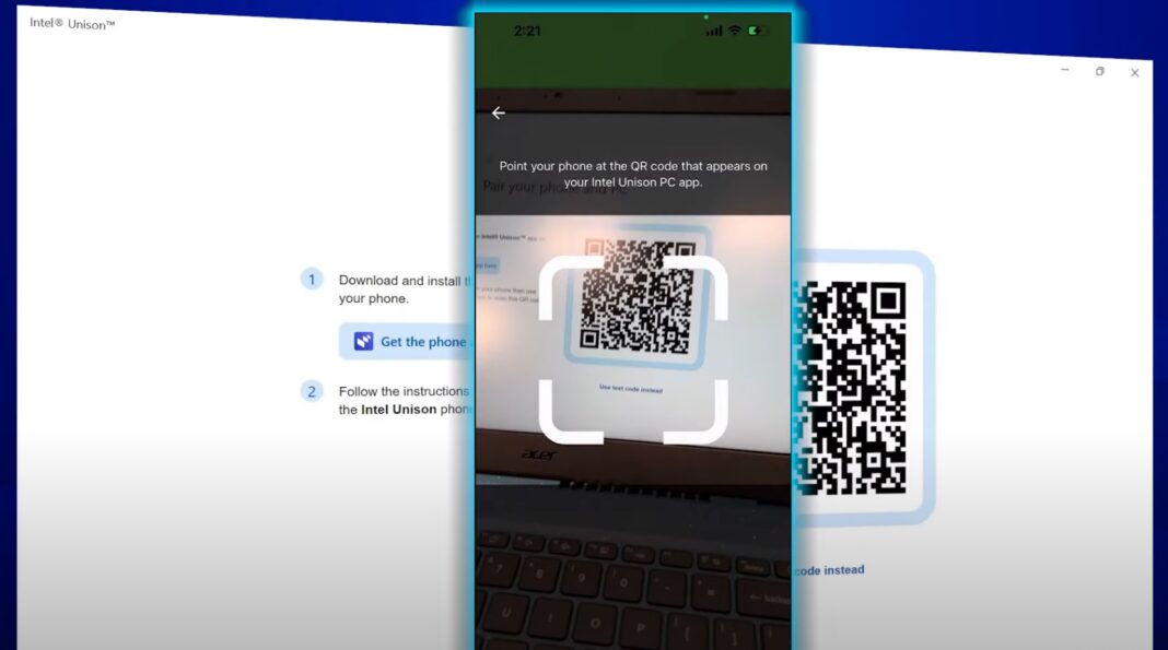 Unison Scan Code How to install Intel Unison on Windows 11 to connect any Android or iPhone