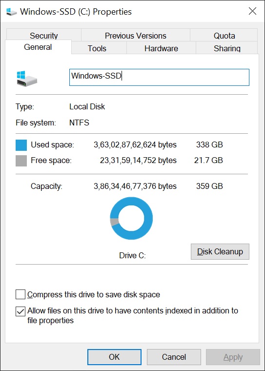 NTFS file format