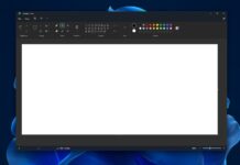 Windows 11 Paint dark mode