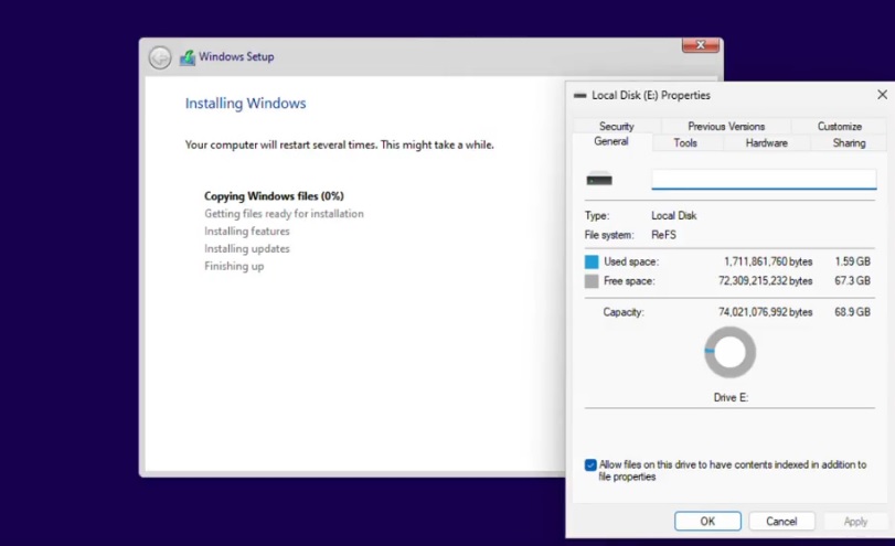 Windows 11 ReFS