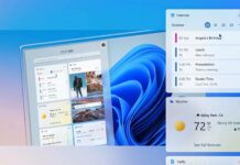 Windows 11 widgets full screen update