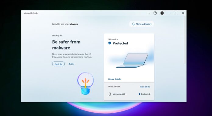 Microsoft Defender for Windows 11