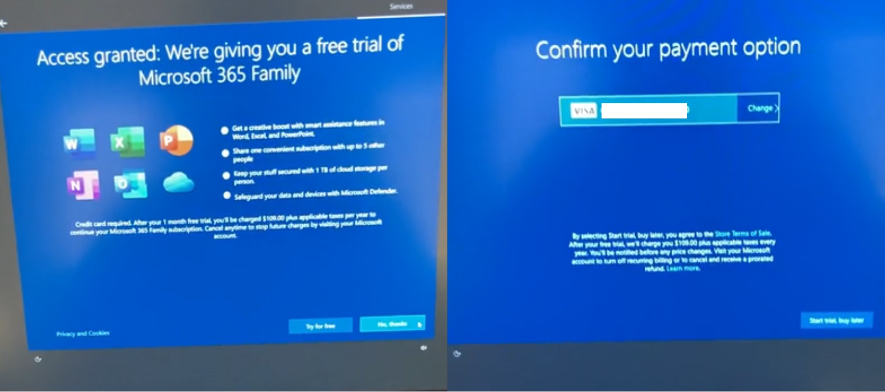 Windows 10 installation bug