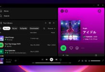 Spotify new design on Windows 11
