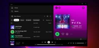 Spotify new design on Windows 11